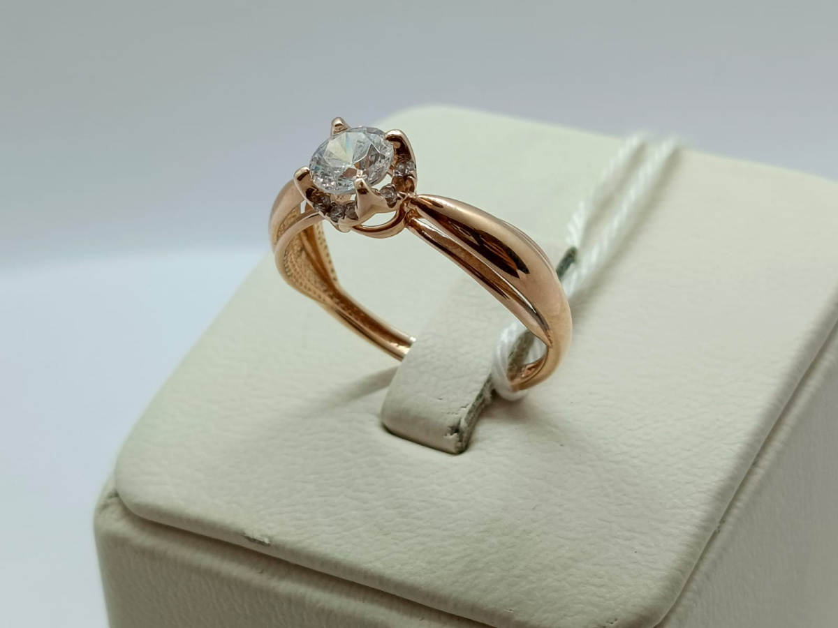 КОЛКМИ585 КОЛЬЦО С КАМНЯМИ (Au 585)