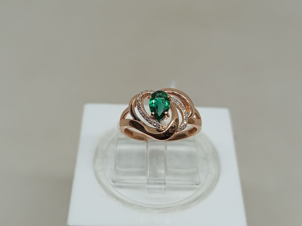 КОЛКМИ585 КОЛЬЦО С КАМНЯМИ (Au 585)