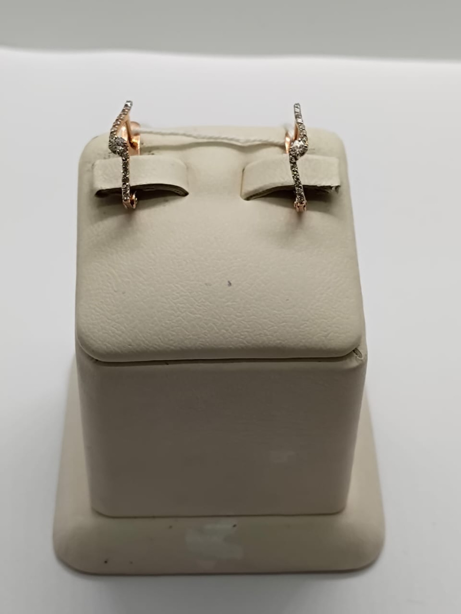 СКМИ585 СЕРЬГИ С КАМНЯМИ (Au 585)