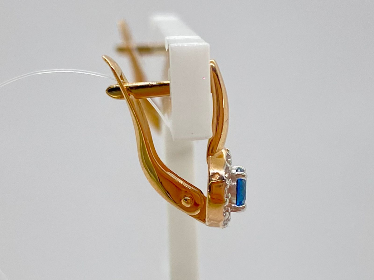 СЕРЬГИ С КАМНЯМИ (Au 585)