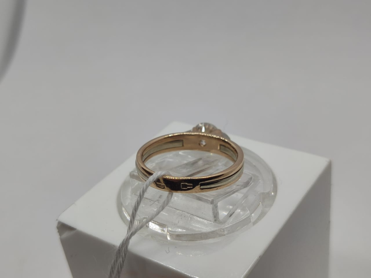 КОЛКМИ585 КОЛЬЦО С КАМНЯМИ (Au 585)