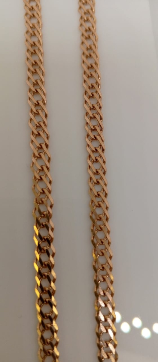 ЦЛР2585 ЦЕПЬ ПОЛНОВЕСНАЯ Ромб двойной (Au 585)