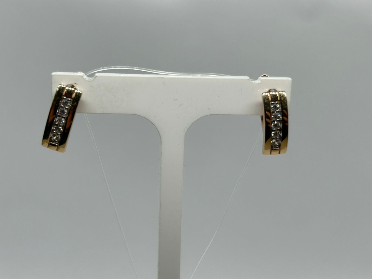 СЕРЬГИ С КАМНЯМИ (Au 585)