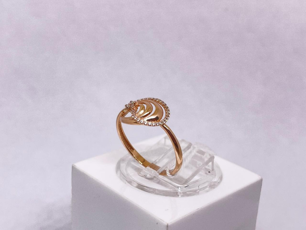 КОЛКМИ585 КОЛЬЦО С КАМНЯМИ (Au 585)