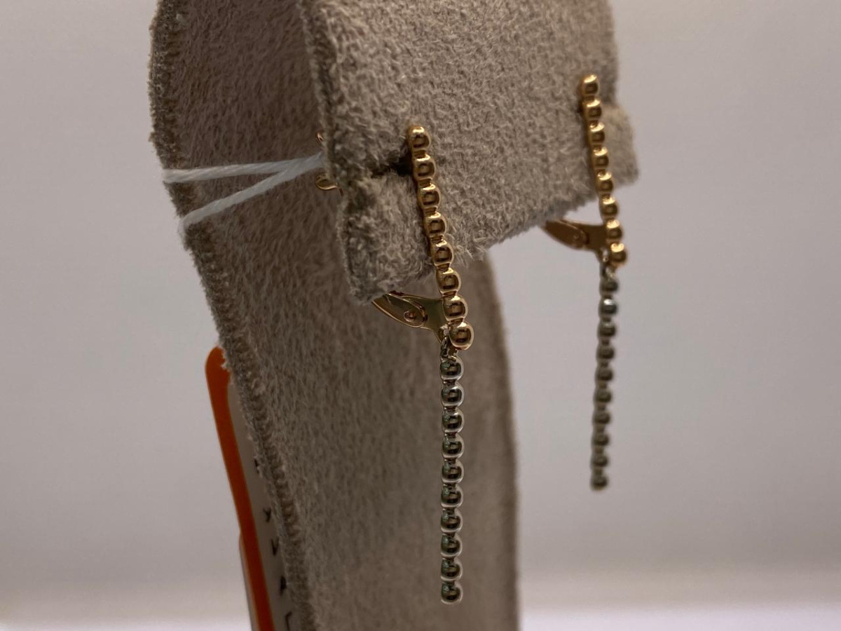 СЕРЬГИ БЕЗ КАМНЯ (Au 585)