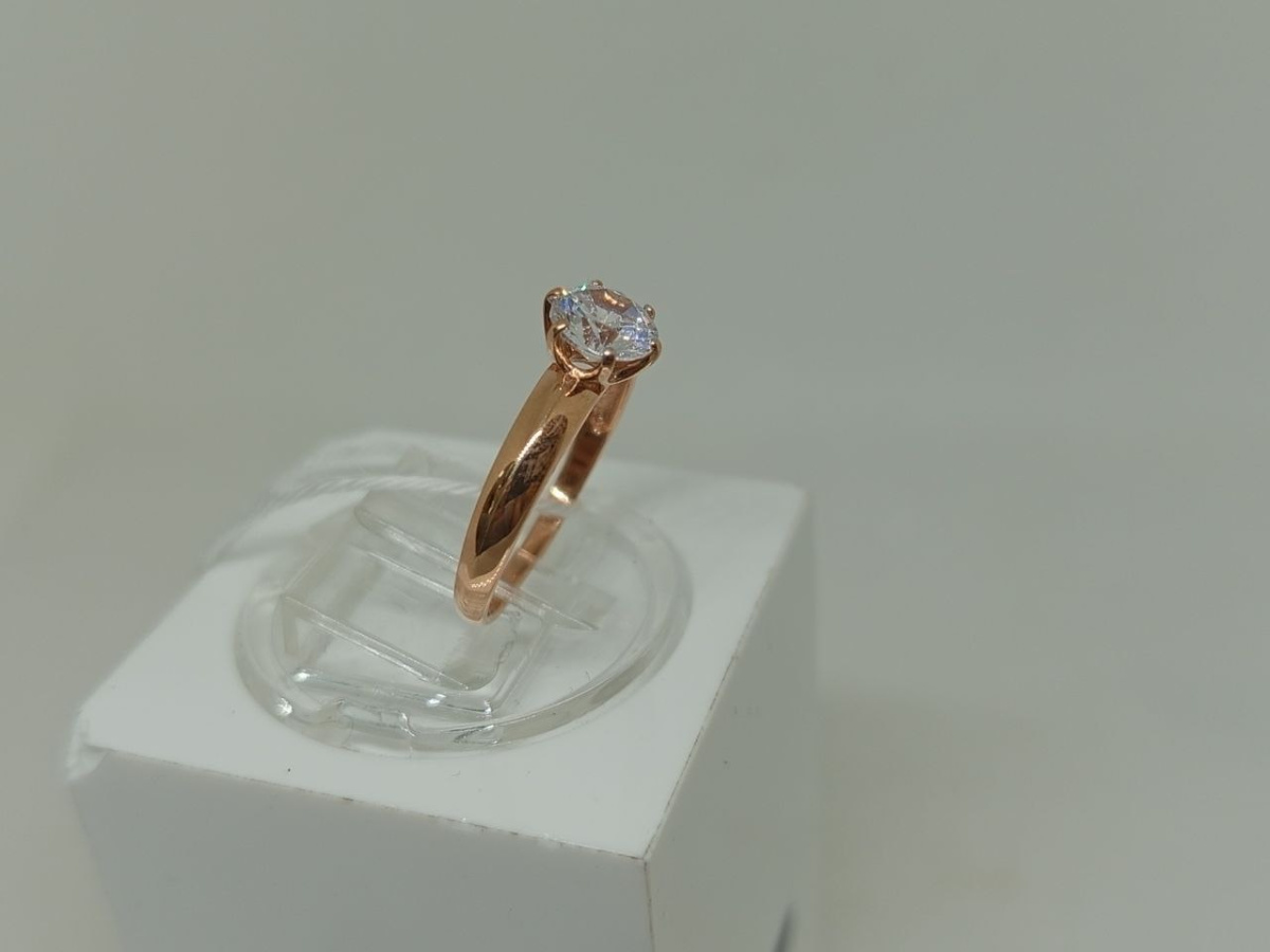 КОЛКМ585 КОЛЬЦО С КАМНЕМ (Au 585)