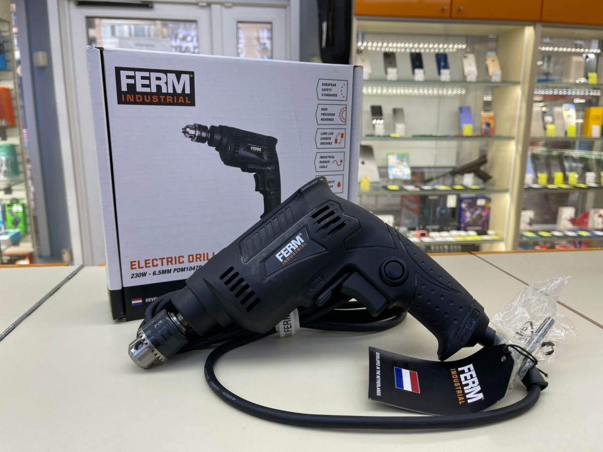 Дрель-безударная Ferm PDM1047P