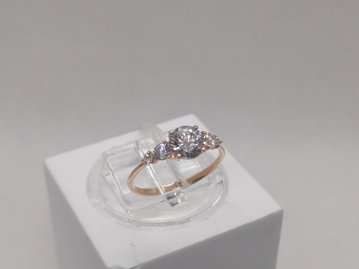 КОЛКМИ585 КОЛЬЦО С КАМНЯМИ (Au 585)