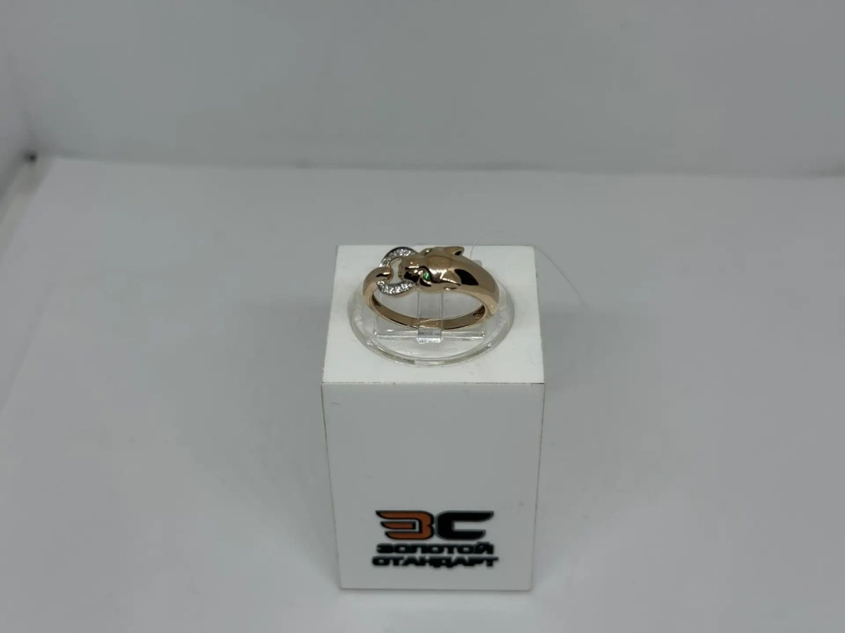 КОЛЬЦО С КАМНЯМИ (Au 585)