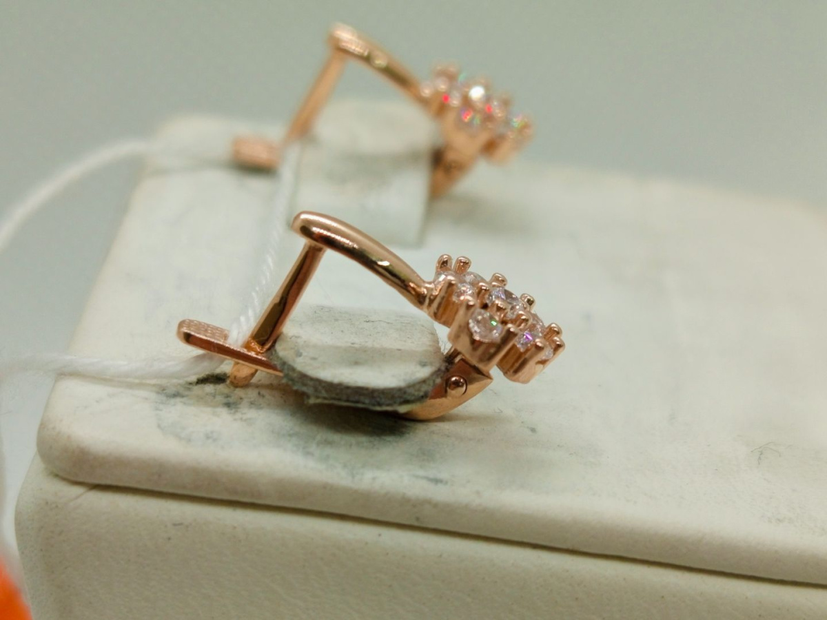 СЕРЬГИ С КАМНЯМИ (Au 585)