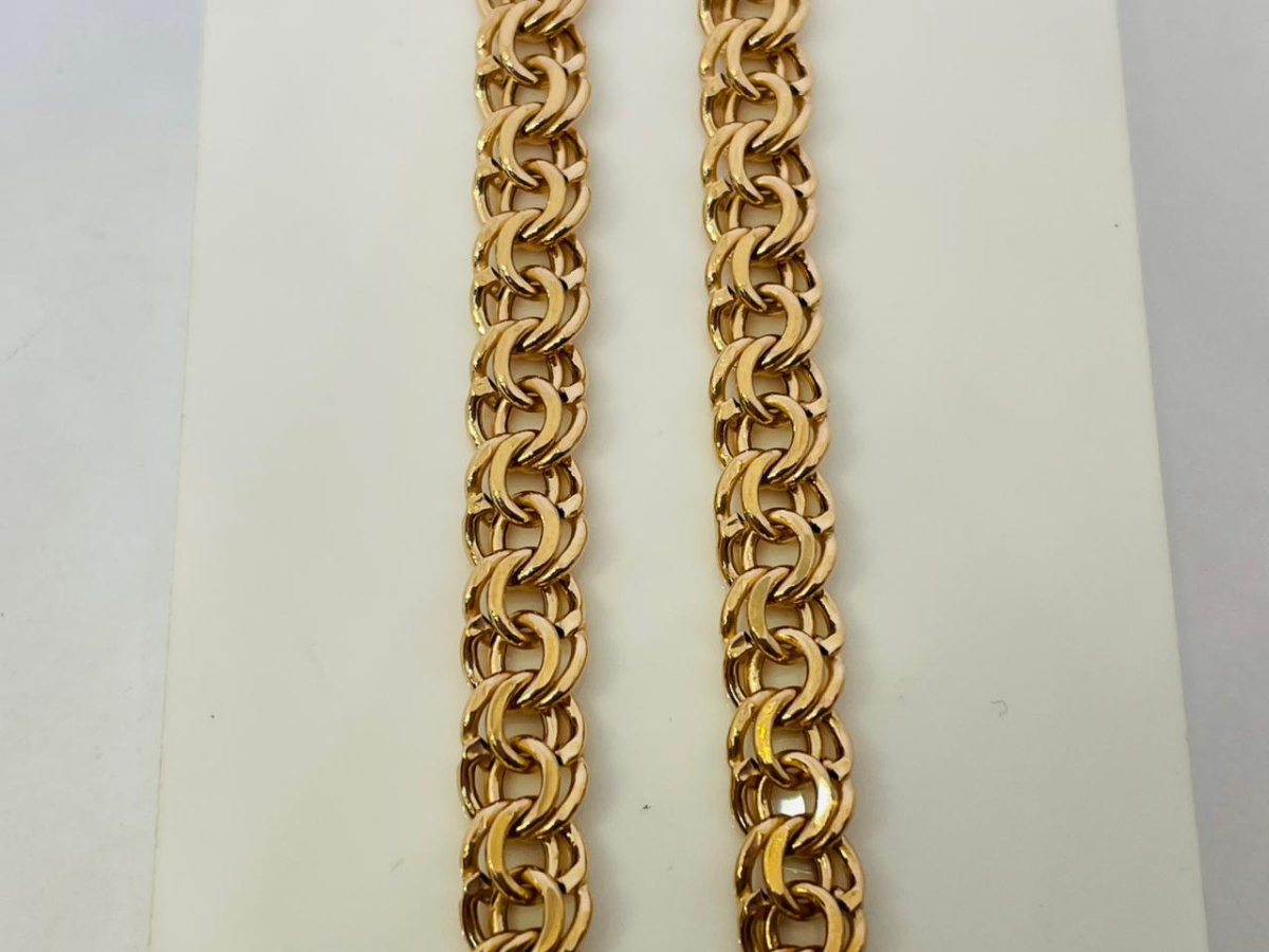 670009023 БРАСЛЕТ ПУСТОТЕЛЫЙ Бисмарк (Au 585)