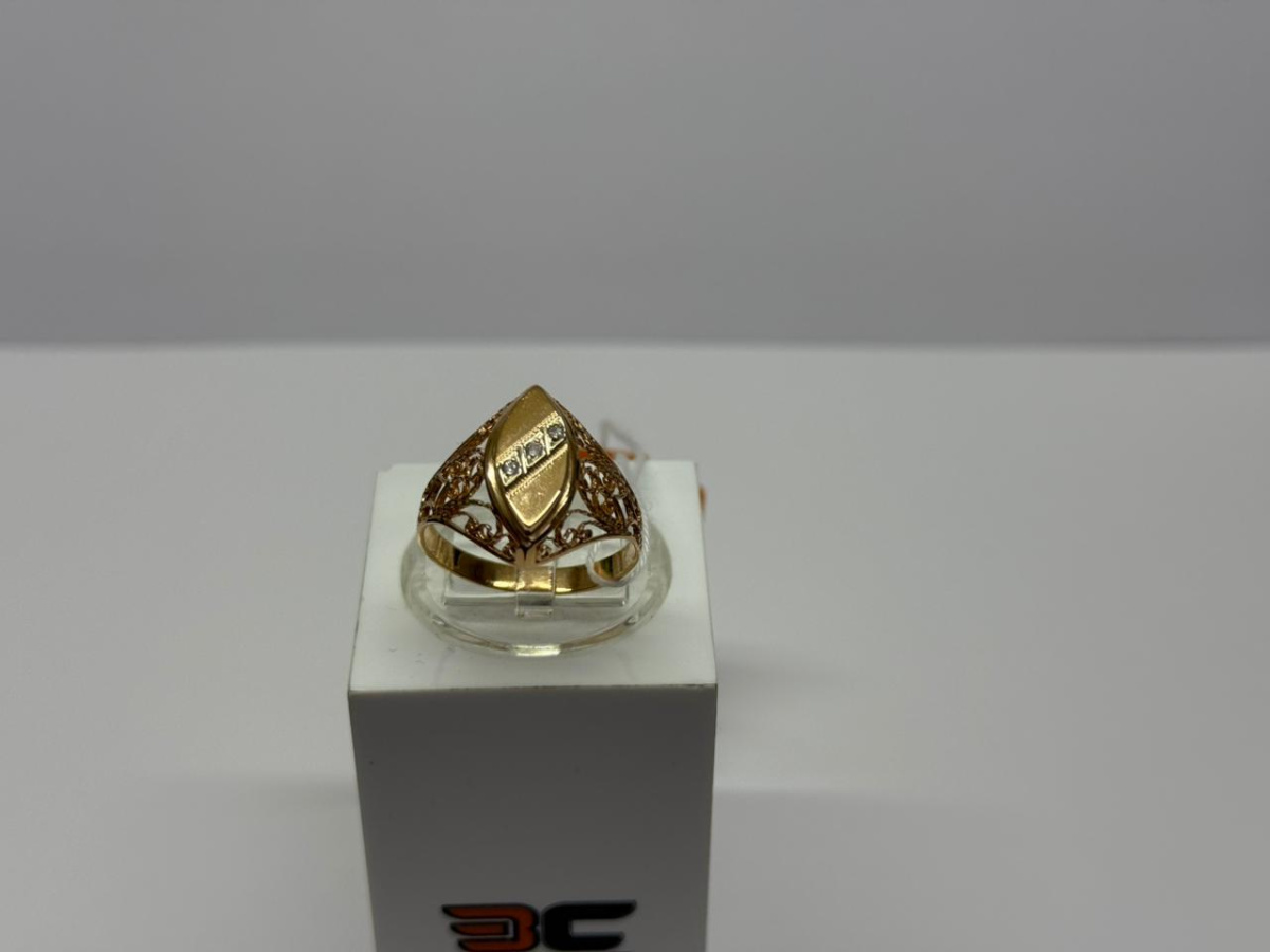 КОЛКМИ585 КОЛЬЦО С КАМНЯМИ (Au 585)