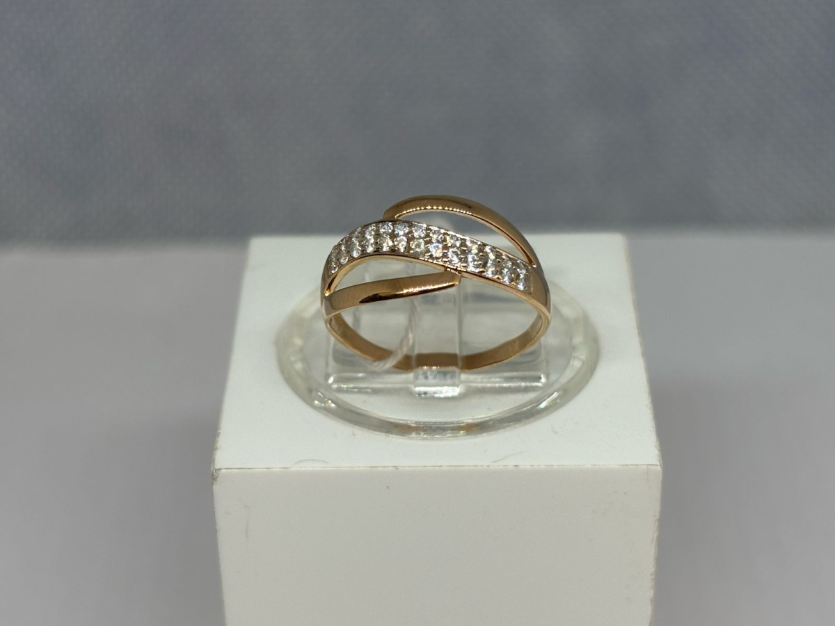 КОЛКМИ585 КОЛЬЦО С КАМНЯМИ (Au 585)