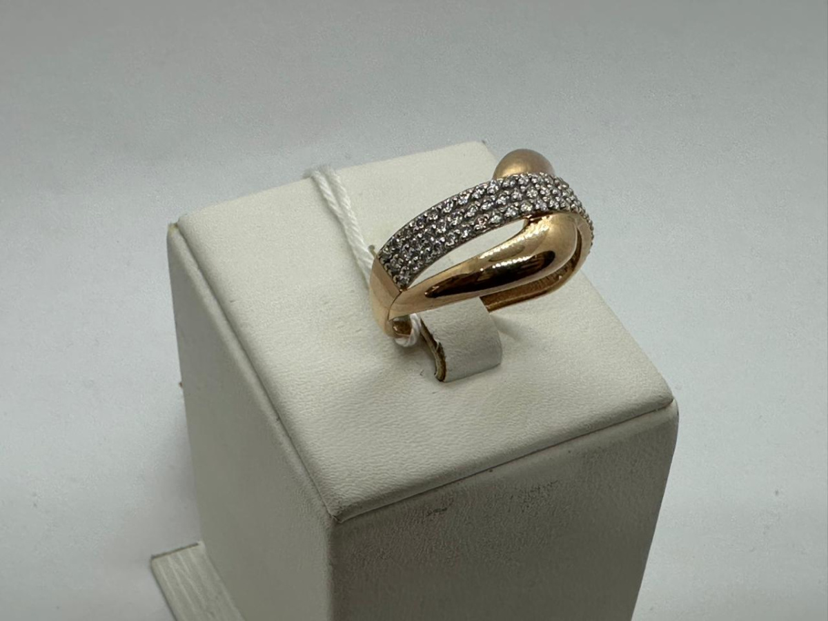 КОЛКМИ585 КОЛЬЦО С КАМНЯМИ (Au 585)