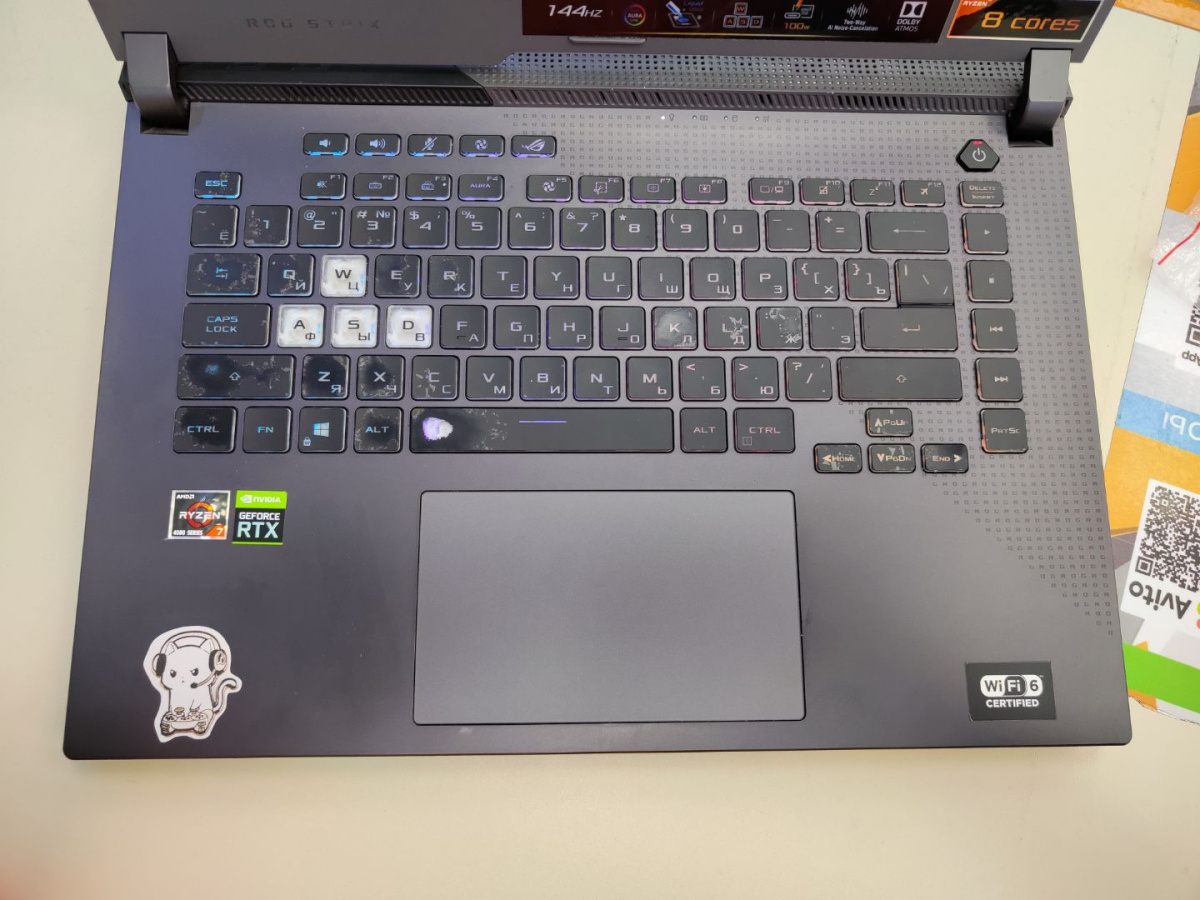 Ноутбук ASUS; Ryzen 7 4800H, GeForce RTX 3050 Ti, 24 Гб, 512 GB, Нет