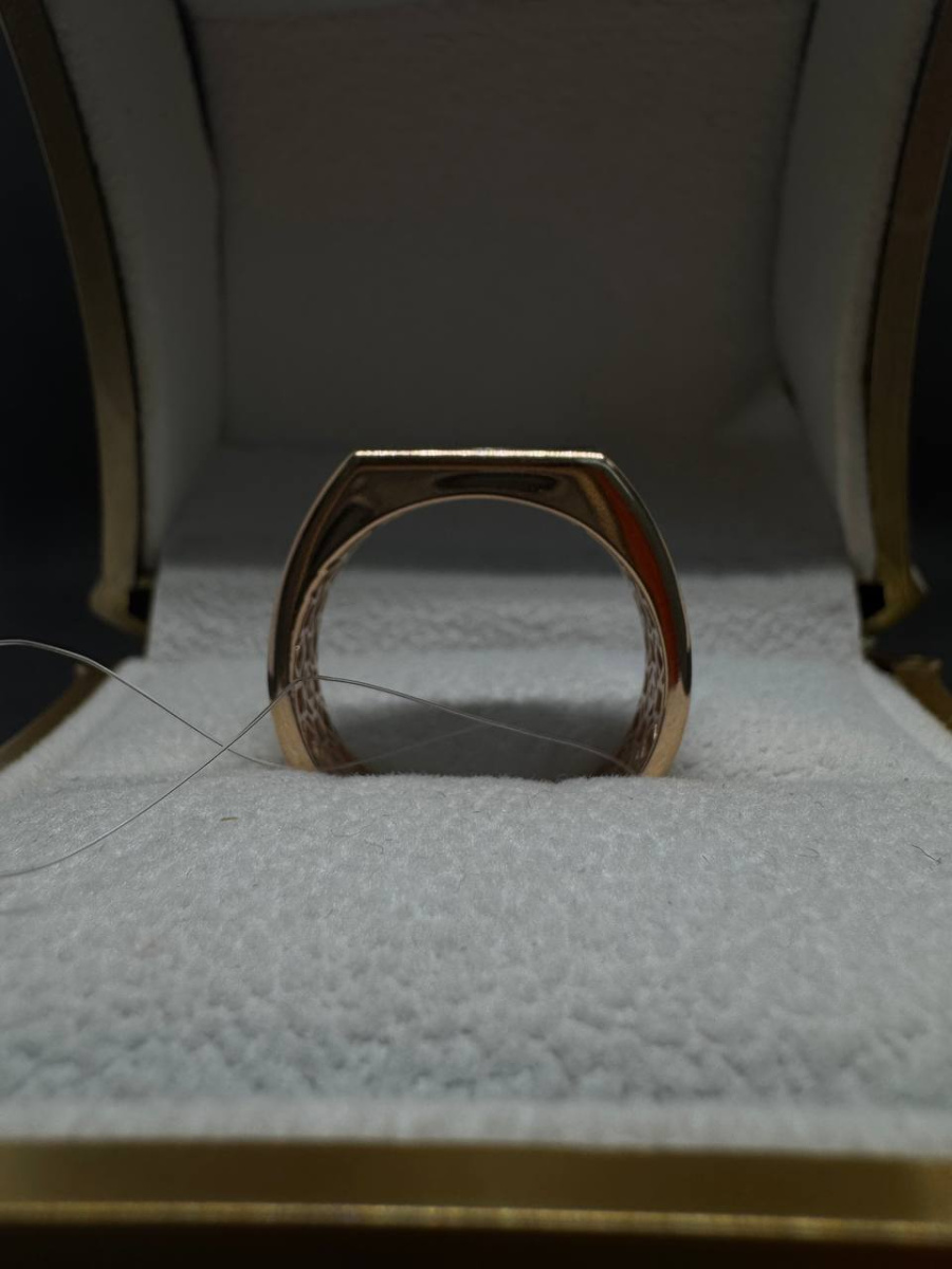 КОЛЬЦО ПЕЧАТКА с камнем (Au 585)