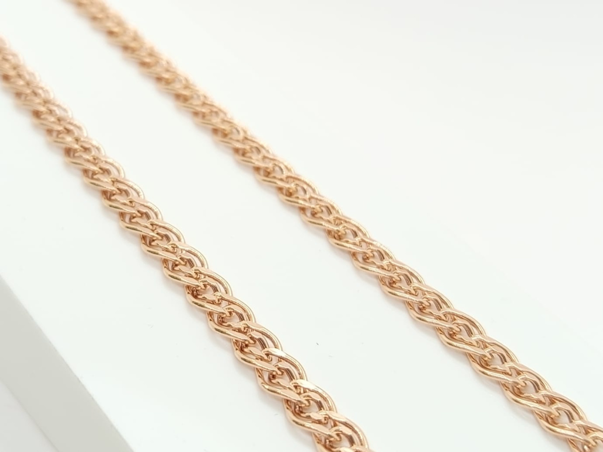 8080155П-60 ЦЕПЬ ПУСТОТЕЛАЯ Нона (Au 585)