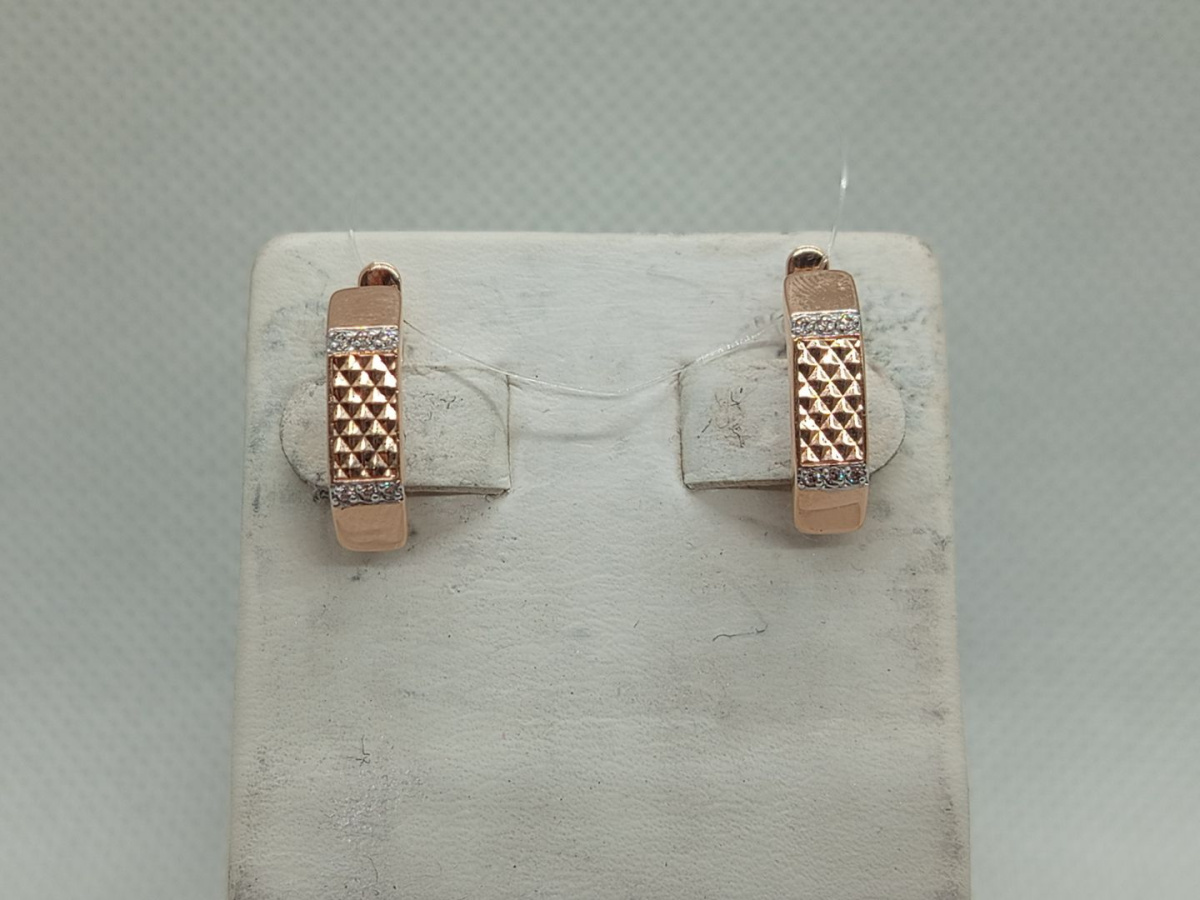 СЕРЬГИ С КАМНЯМИ (Au 585)