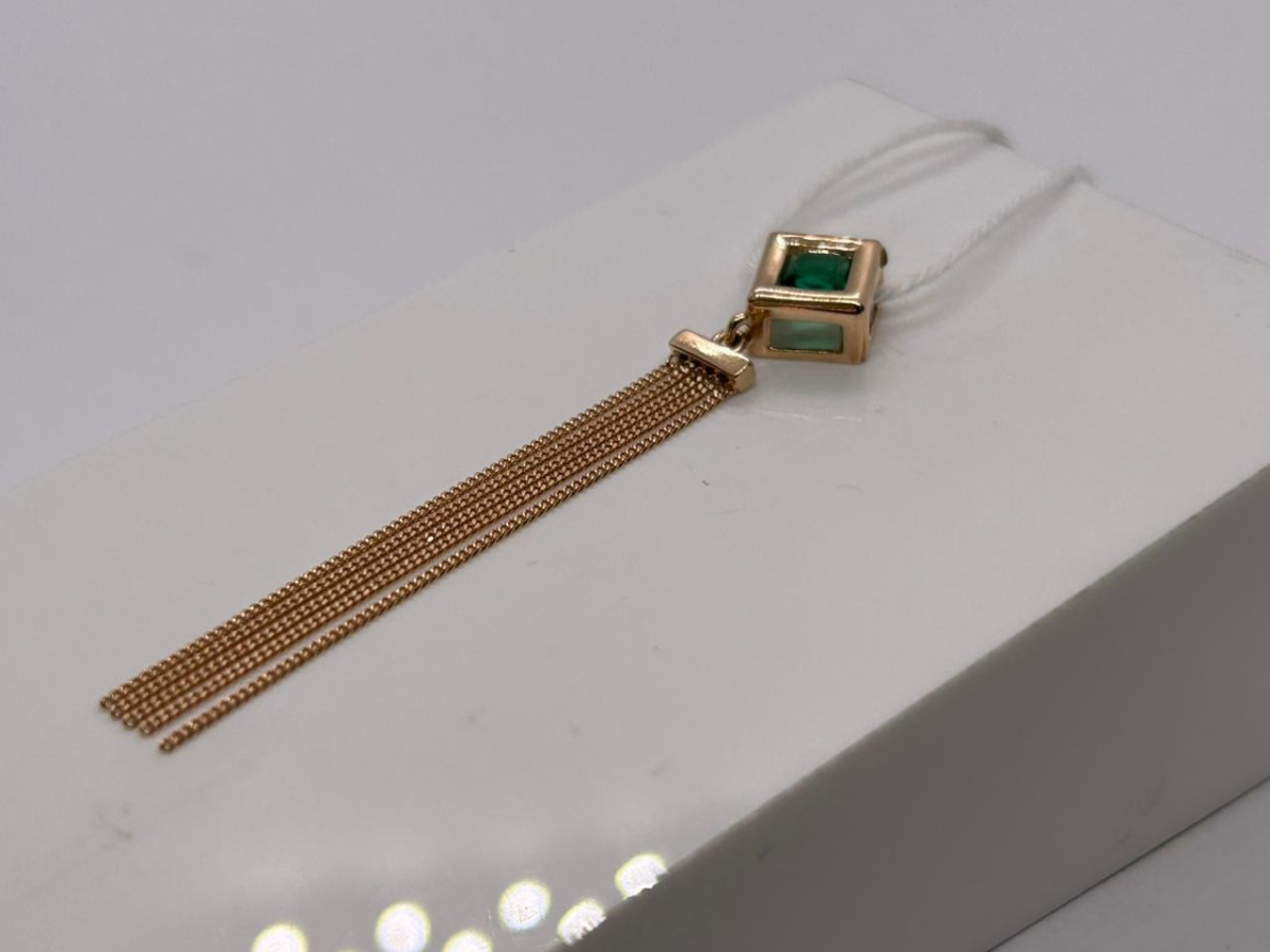 ПОДКМ585 ПОДВЕСКА С КАМНЕМ (Au 585)