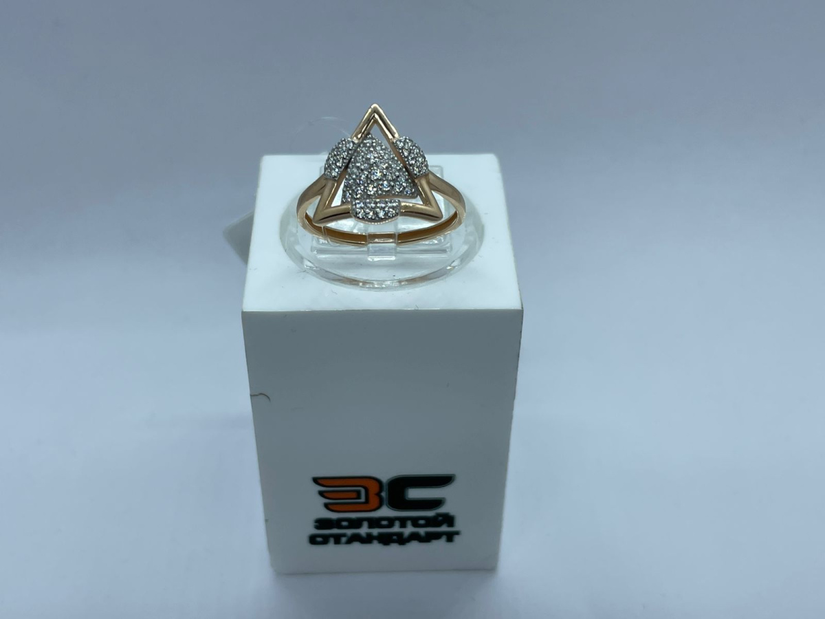 КОЛЬЦО С КАМНЯМИ (Au 585)