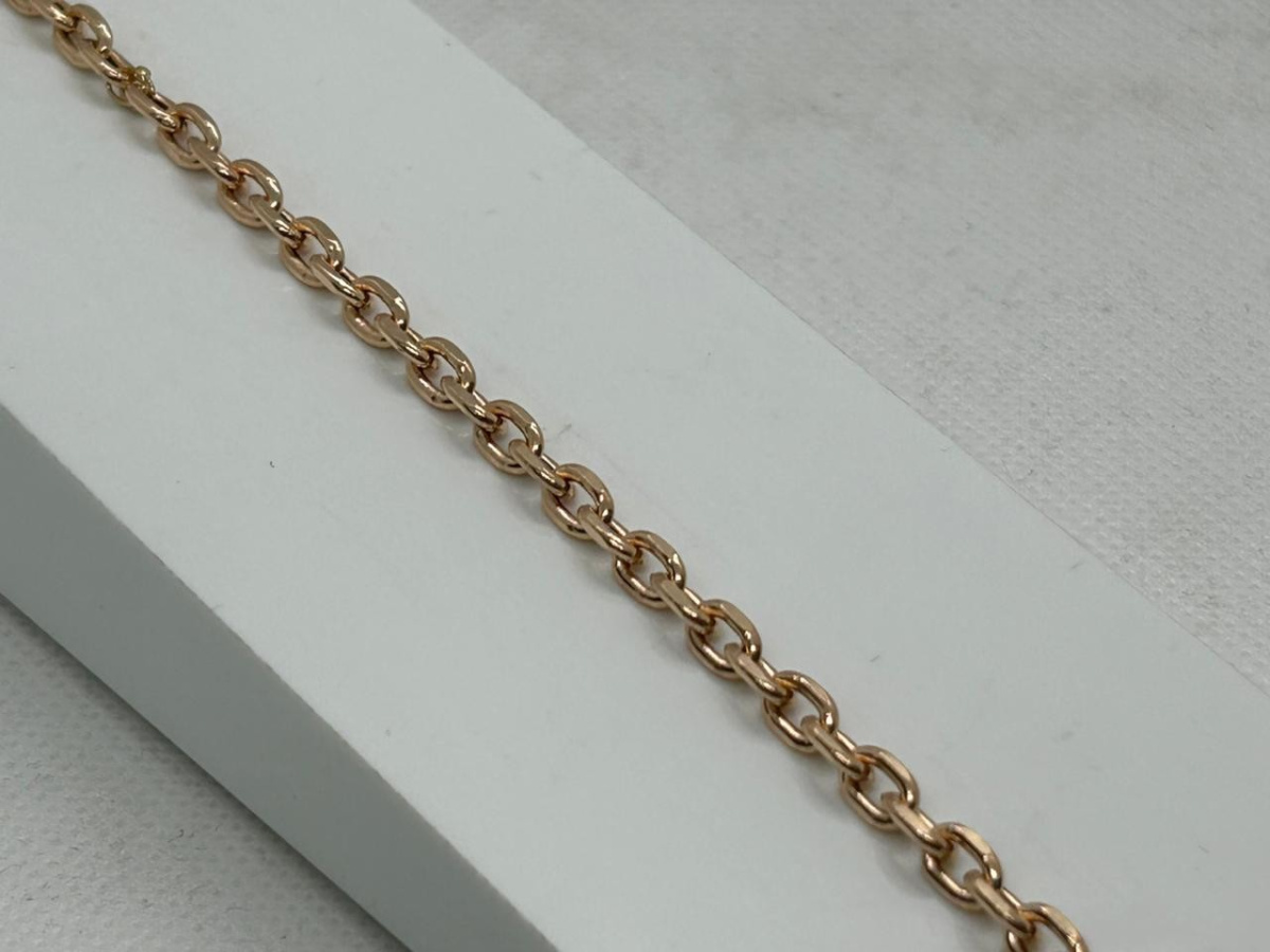 БРАСЛЕТ ПУСТОТЕЛЫЙ Якорное (Au 585)