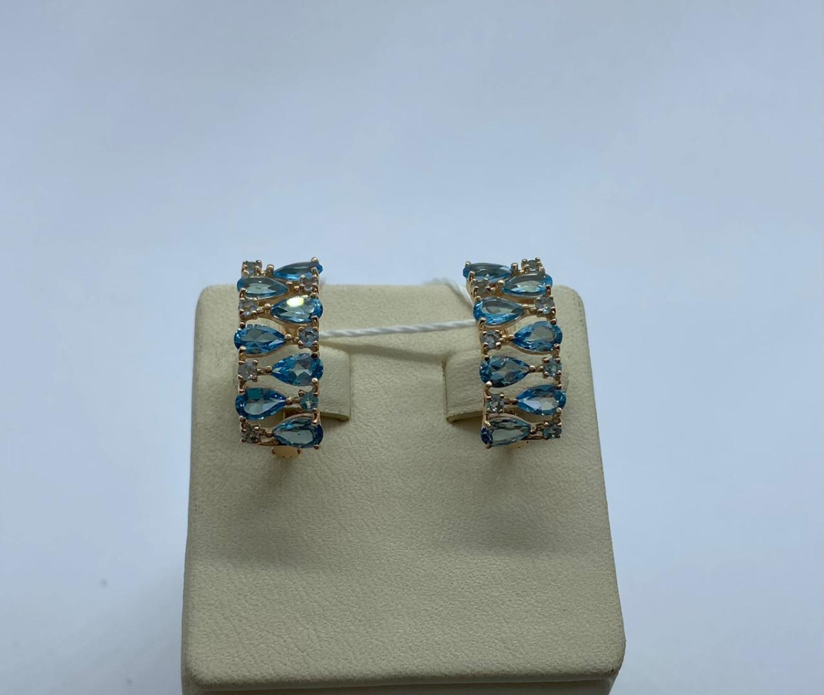 СЕРЬГИ С КАМНЯМИ (Au 585)