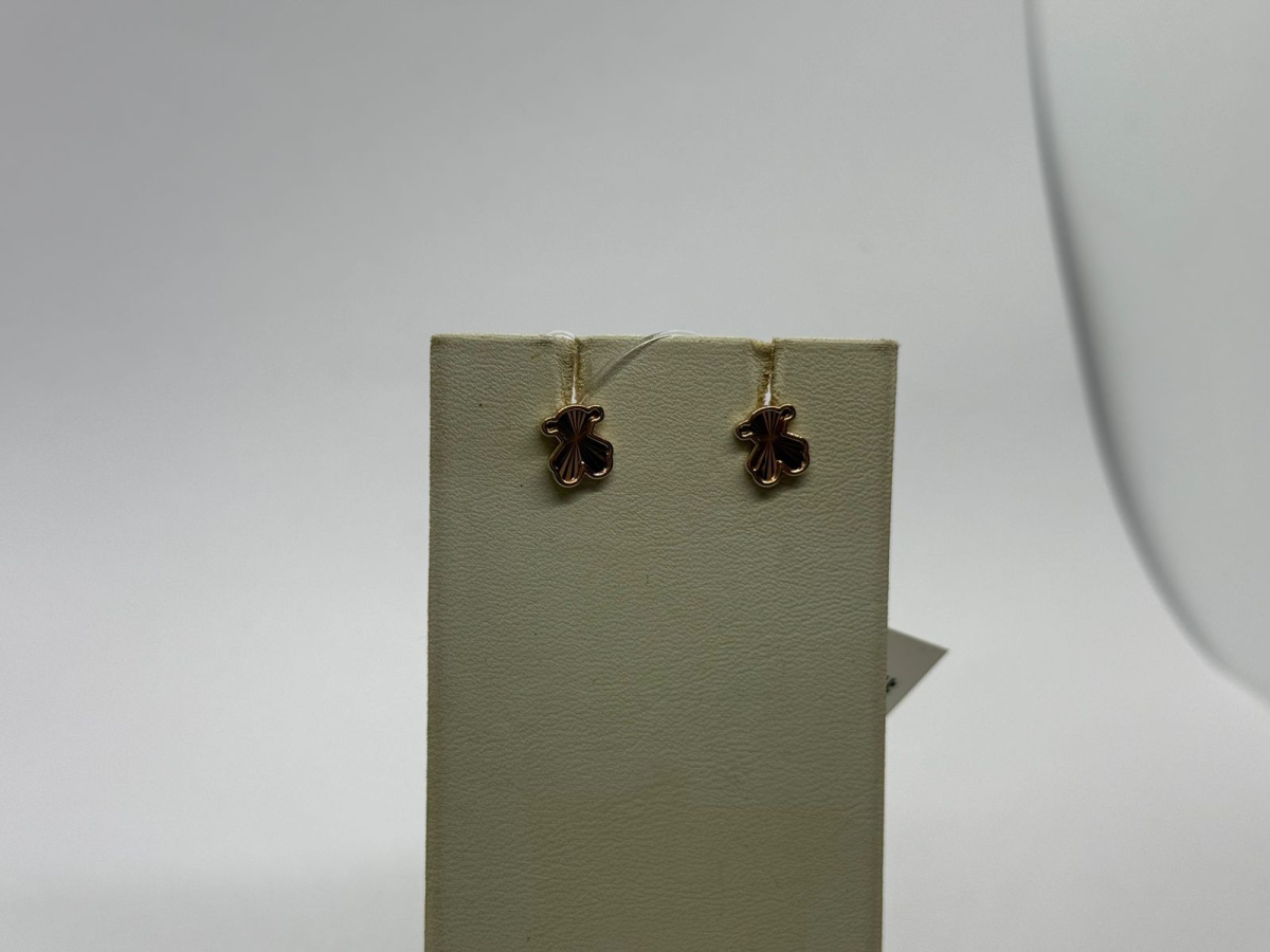 СЕРЬГИ ПУСЕТЫ без камня (Au 585)