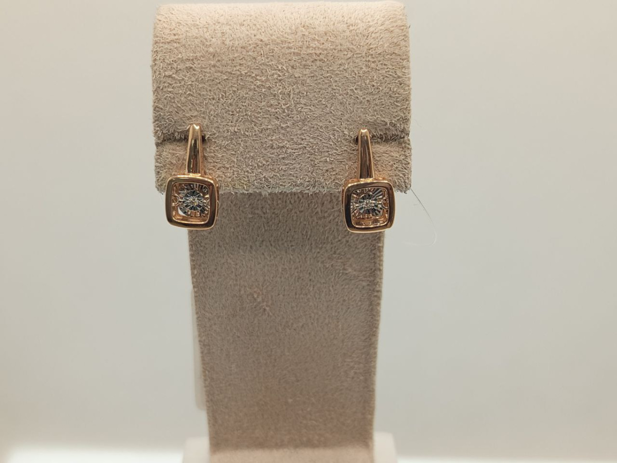 СЕРЬГИ БРИЛЛИАНТ (Au 585)