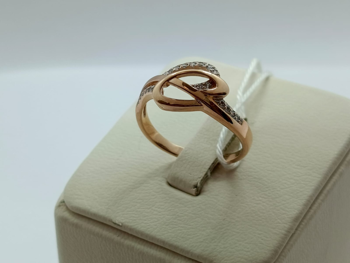 КОЛКМИ585 КОЛЬЦО С КАМНЯМИ (Au 585)