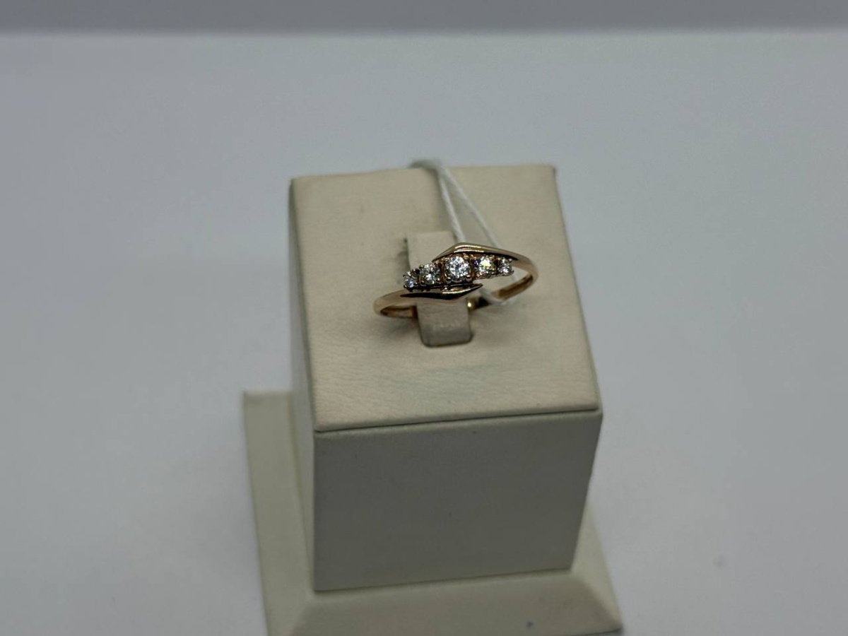 КОЛКМИ585 КОЛЬЦО С КАМНЯМИ (Au 585)
