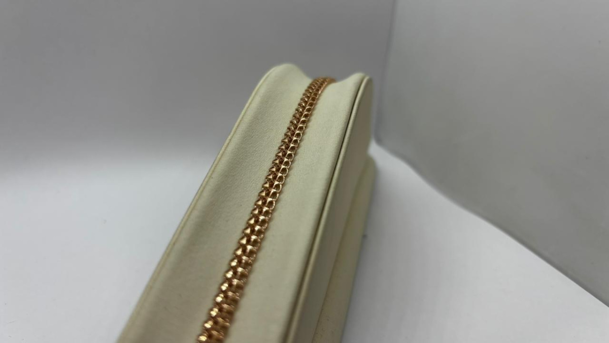 570005021 ЦЕПЬ ПУСТОТЕЛАЯ Бисмарк (Au 585)