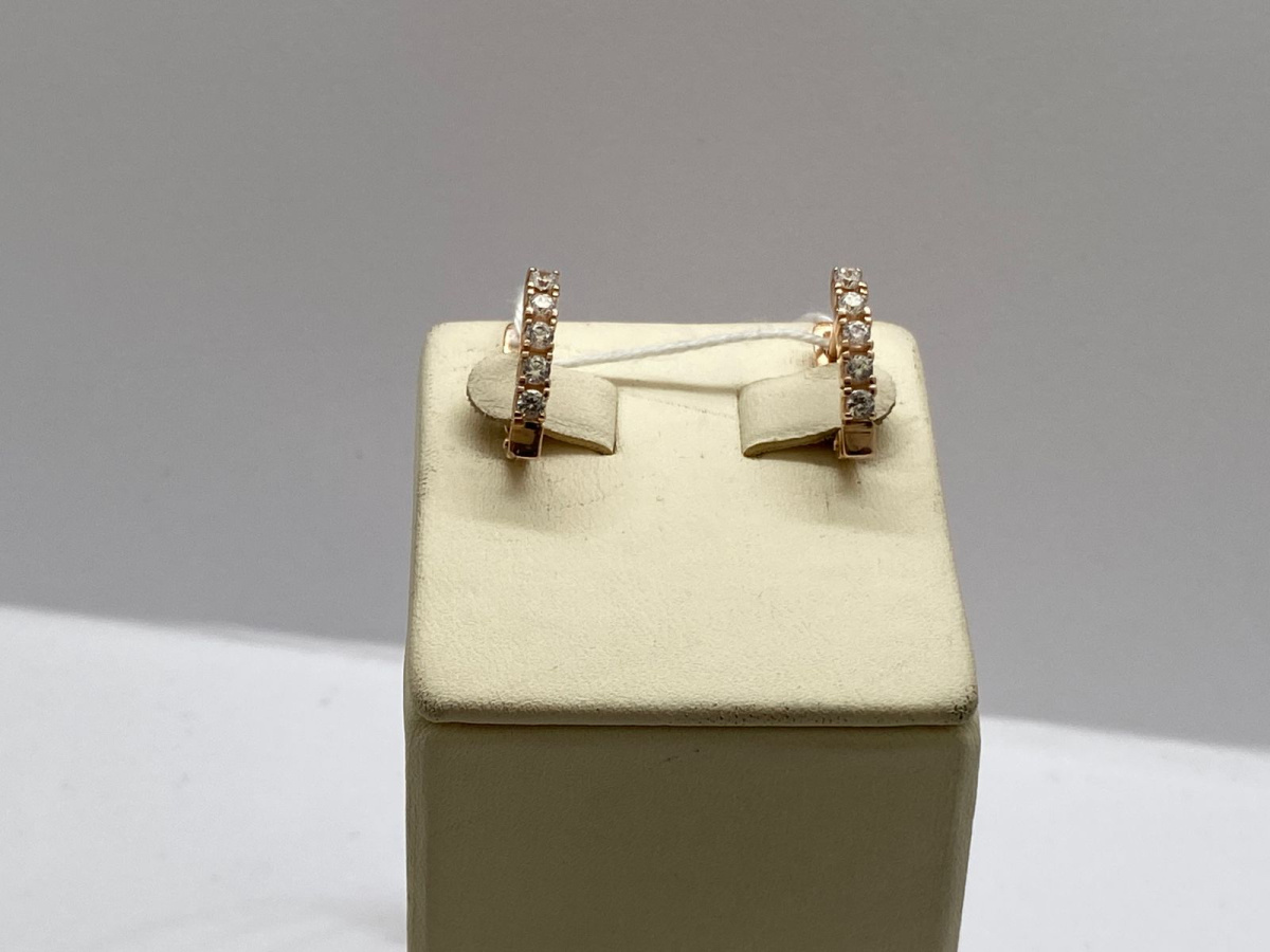 СЕРЬГИ С КАМНЯМИ (Au 585)