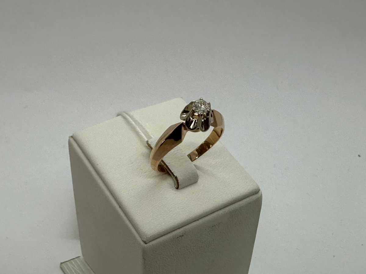 КОЛЬЦО БРИЛЛИАНТ Au 585