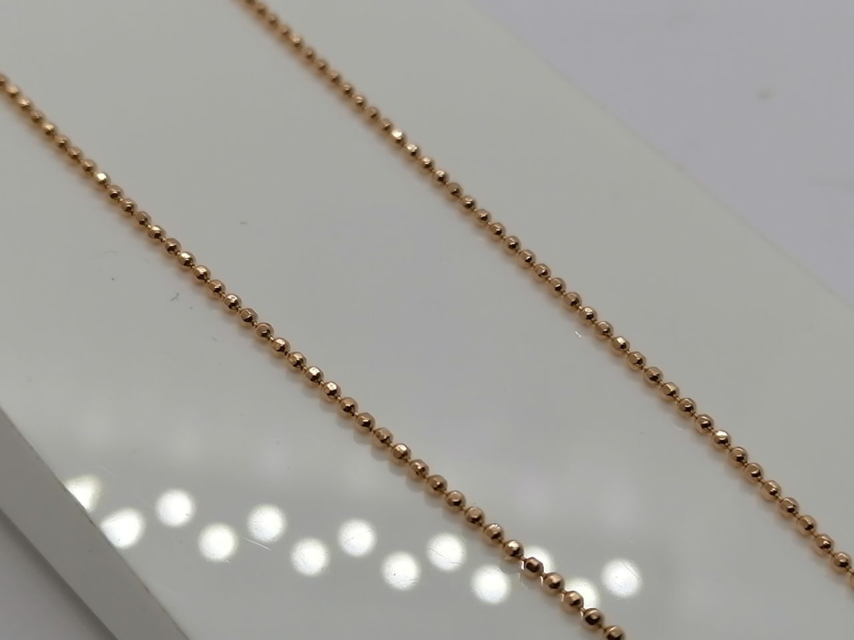 ЦППА585 ЦЕПЬ ПУСТОТЕЛАЯ Перлина (Au 585) ЦППА585 ЦЕПЬ ПУСТОТЕЛАЯ Перлина (Au 585)