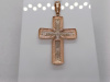 ПОДВЕСКА КРЕСТ БЕЗ КАМНЯ (Au 585)