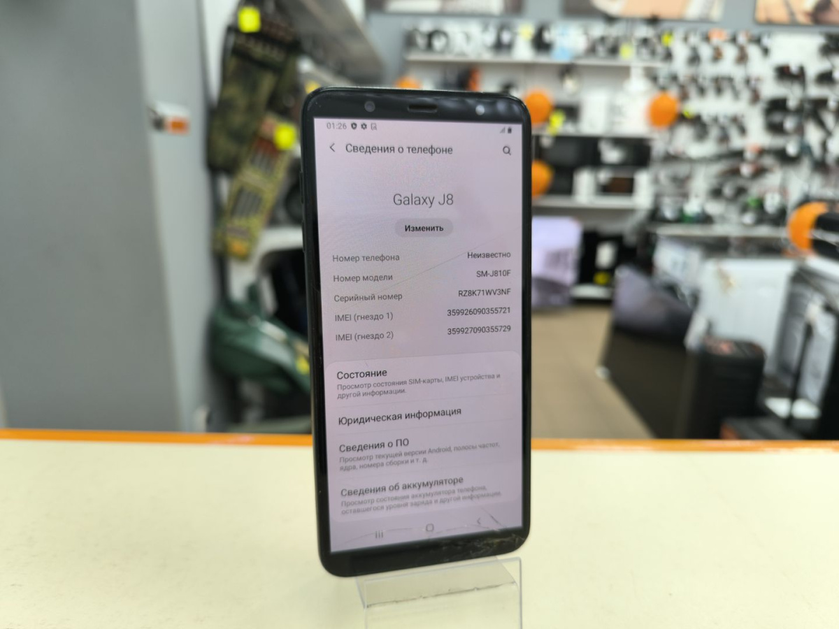 Смартфон Samsung Galaxy J8 3/32 (2018)