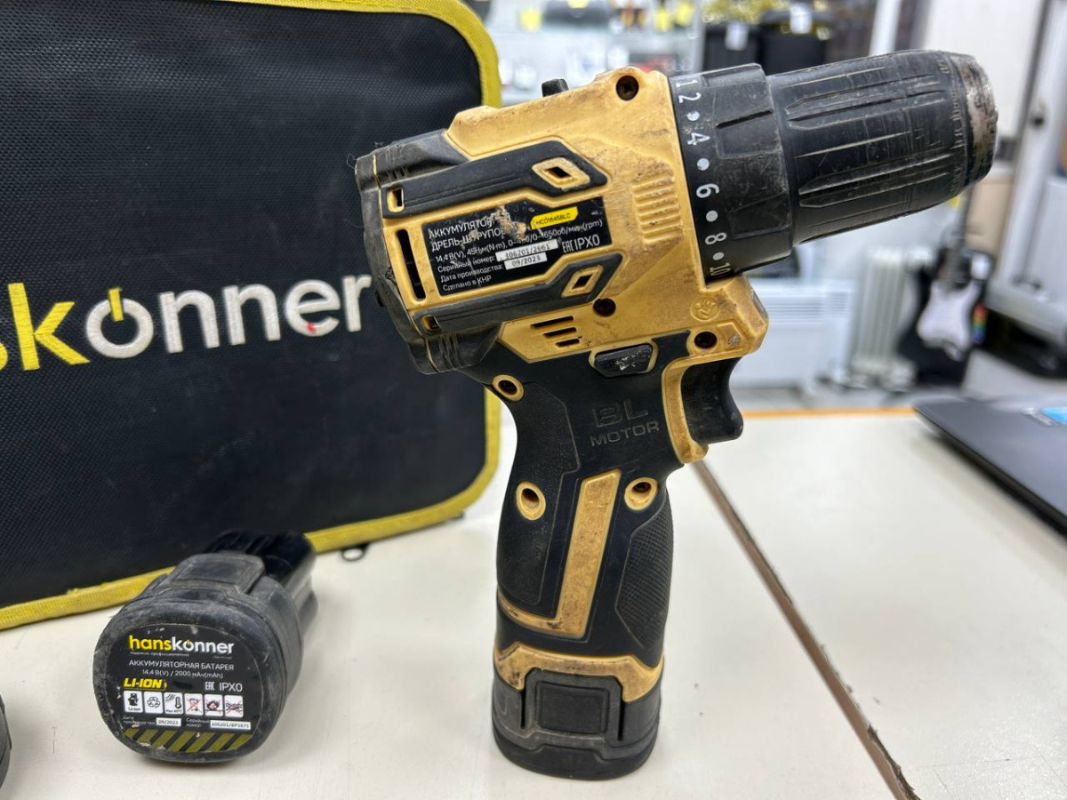 Шуруповерт HansKonner HCD1645BLC