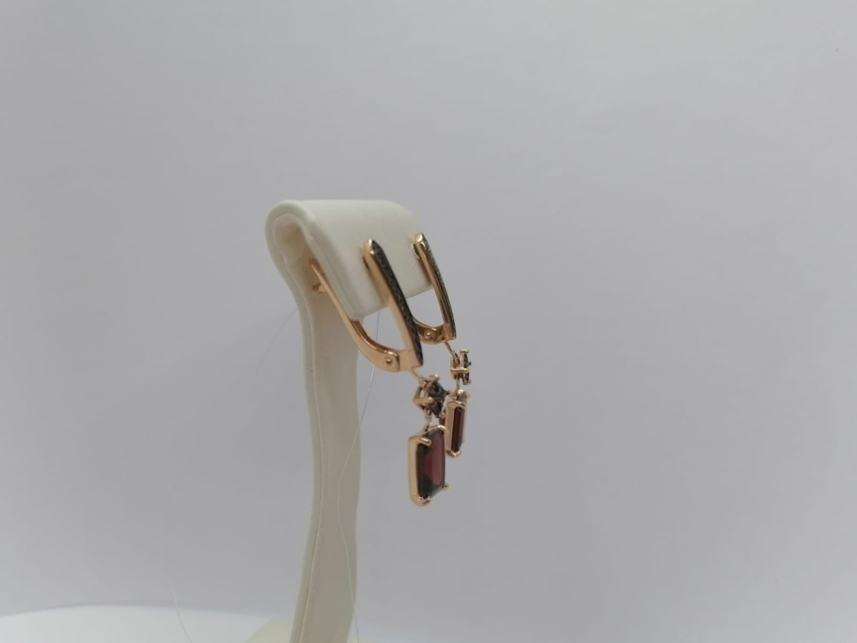 СЕРЬГИ С КАМНЯМИ (Au 585)