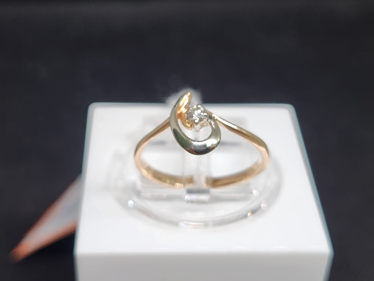 КОЛЬЦО БРИЛЛИАНТ Au 585