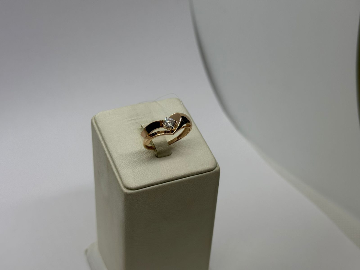 КОЛЬЦО С КАМНЕМ (Au 585)