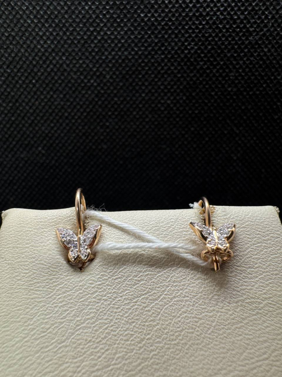 СЕРЬГИ С КАМНЯМИ (Au 585)