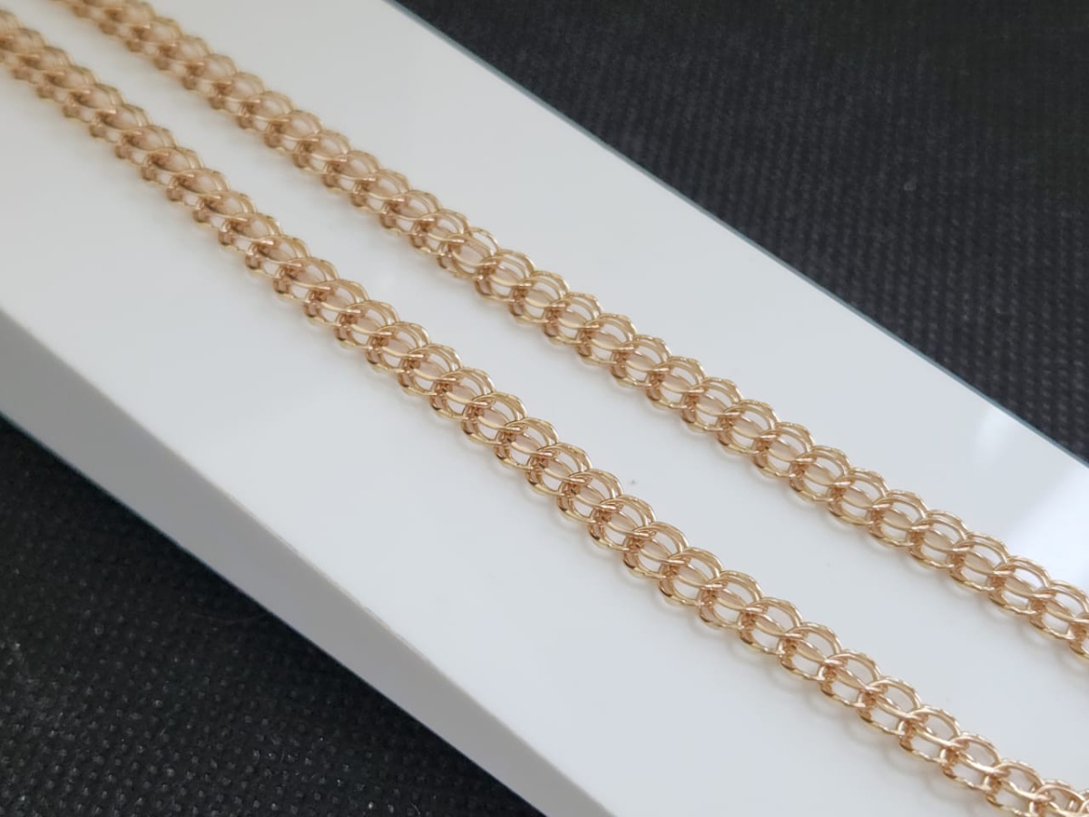 ЦЛИТ585 ЦЕПЬ ПОЛНОВЕСНАЯ Итальянка (Au 585)