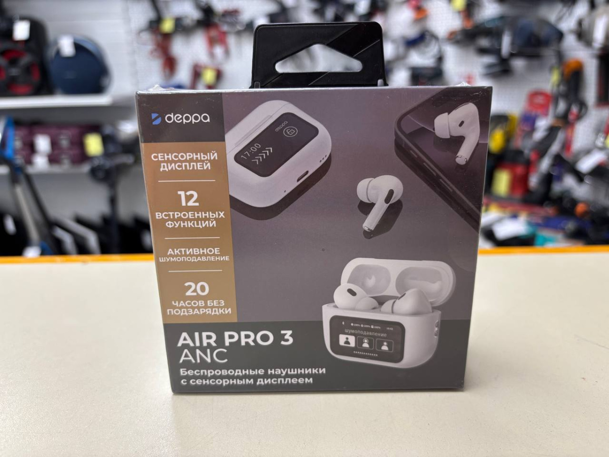 Наушники беспроводные Deppa 44213 Air Pro 3 ANC