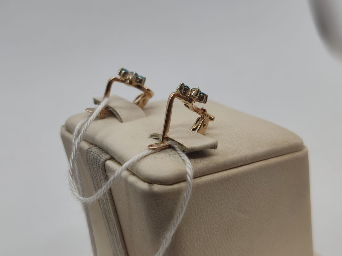 СЕРЬГИ С КАМНЯМИ (Au 585)