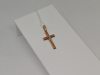 ПОДВЕСКА КРЕСТ БЕЗ КАМНЯ (Au 585)