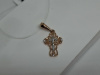 ПОДВЕСКА КРЕСТ с камнями (Au 585)