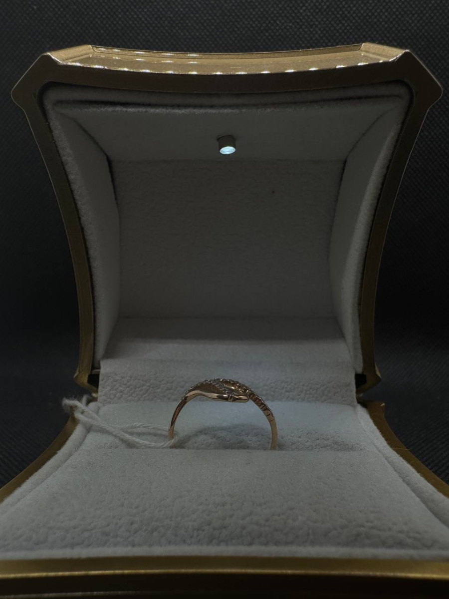 КОЛКМИ585 КОЛЬЦО С КАМНЯМИ (Au 585)