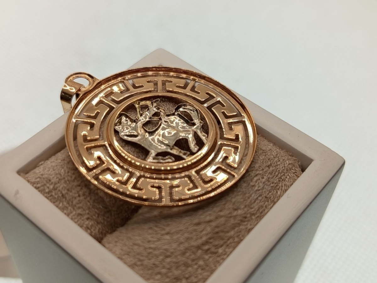 ПОДВЕСКА ЗНАК ЗОДИАКА СТРЕЛЕЦ (Au 585)