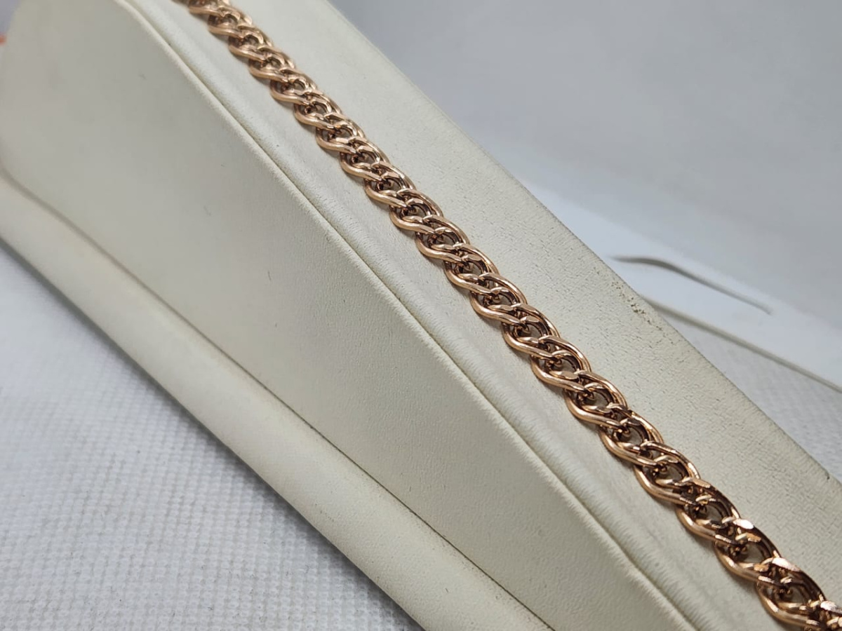 БРАСЛЕТ ПУСТОТЕЛЫЙ Нона Au 585 БРАСЛЕТ ПУСТОТЕЛЫЙ Нона Au 585