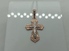 ПОДКБК585 ПОДВЕСКА КРЕСТ БЕЗ КАМНЯ (Au 585)